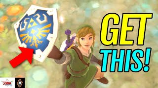 How to Get the Hylian Shield in The Legend of Zelda Skyward Sword HD [upl. by Einnos]