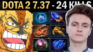 Earthshaker Gameplay Miracle with 24 Kills and Linkens  Dota 2 737 [upl. by Edva]