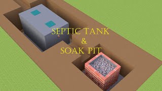 Septic tank constructionsoak pit [upl. by Llednew]