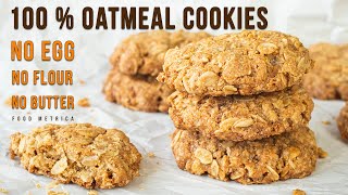 SUPER EASY CRISPY OATMEAL COOKIES [upl. by Eckmann268]