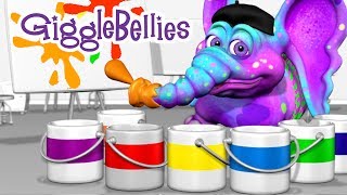 Colors Of The Rainbow  Learning Songs  GiggleBellies [upl. by Alisia656]