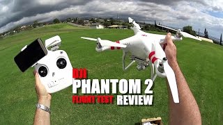 DJI PHANTOM 2 Review  Flight Test  Vision Version [upl. by Wurtz]