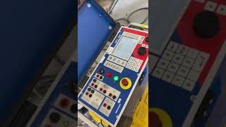 Primary injection test with CPC100 138kv switchgear [upl. by Ahsatam]