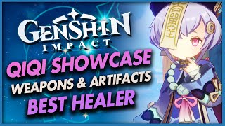 QiQi Guide amp Build Best Artifacts Weapon amp Overview  Genshin Impact [upl. by Pavyer]