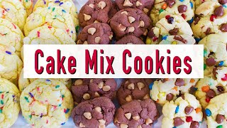 3 Ingredient Cake Mix Cookies [upl. by Adim216]