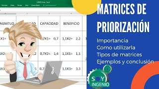 ¿Qué es una MATRIZ DE PRIORIZACIÓN  Ejemplos prácticos  Conceptos clave [upl. by Silber798]