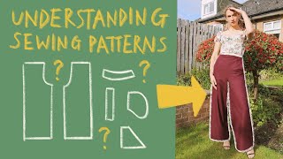 How to understand sewing patterns for beginners [upl. by Ap743]