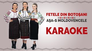 Fetele din Botoșani  Așas moldovencele KARAOKE [upl. by Enrol]