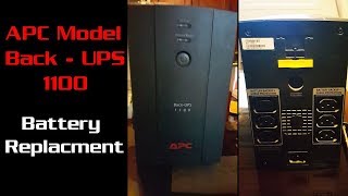 How to Replace battery UPS 1100 \ BX 1400UI \ BX 950UI APC 2018 in Details [upl. by Evan]