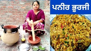 Paneer De Bhurji  Scrambled Paneer Punjabi Recipe  Life of Punjab  Punjabi Cooking [upl. by Arayt]