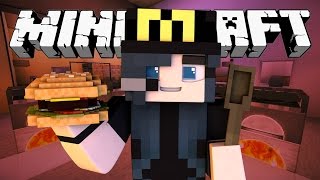 Minecraft McDonalds  FAST FOOD MANIA Minecraft Roleplay 1 [upl. by Lesde]