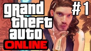 PEWDS amp FRENDZ PLAY GTAV Online 1 [upl. by Arreyt384]