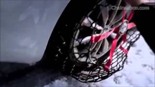 Chaine neige Michelin Easy Grip montage [upl. by Einnaej]