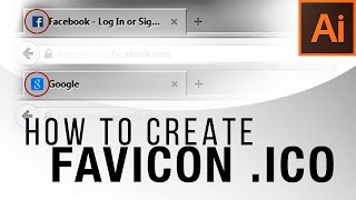 How To Create a Favicon ICO — Illustrator Tutorial [upl. by Harwilll]