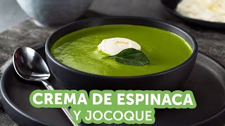 Receta de Crema de espinacas con jocoque ¡ligera y deliciosa  Kiwilimón [upl. by Ioj855]