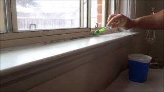 How To Remove Mold From A Window Sill Without Harmful Chemicals [upl. by Ahsiek]