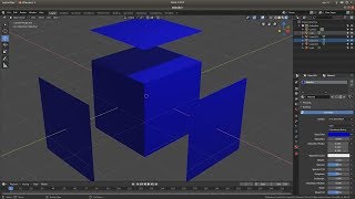 Blender 2 80 Tutorial Duplicate And Separate Object Faces [upl. by Ishmul]