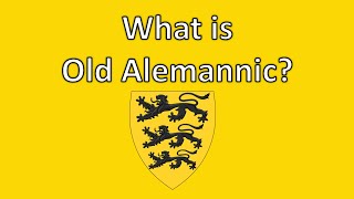 What is Old Alemannic [upl. by Fiorenza]