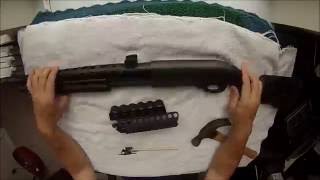 How To Install Mesa Tactical Rail Remington 870 [upl. by Fiorenza]