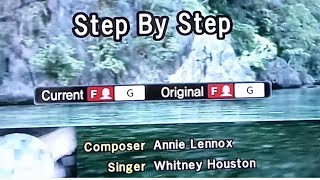 STEP BY STEP Whitney Houston 🎵Karaoke Version🎵 [upl. by Saideman]