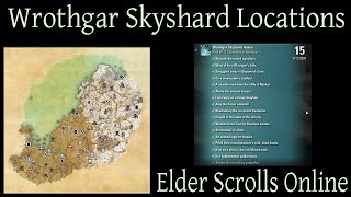 Wrothgar Skyshard Locations Elder Scrolls Online ESO Orsinium [upl. by Ewall191]