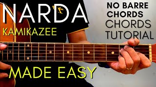 Kamikazee  NARDA Chords EASY GUITAR TUTORIAL for Acoustic Cover [upl. by Adnamas]