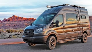 Ultimate 4x4 Ford Transit Camper Van Tour  Storyteller Overland MODE 4x4 [upl. by Euv]