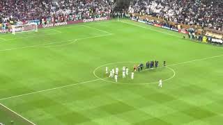 Argentina vs France  Full penalty Shootout  view from stands [upl. by Odlanor]