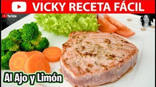 ATUN AL AJO Y LIMON  VickyRecetaFacil [upl. by Gitt]