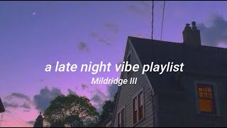 a late night vibe playlist [upl. by Leonor]