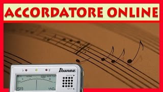 Come accordare la tua chitarra  ACCORDATORE ONLINE PER CHITARRA [upl. by Aonehc627]