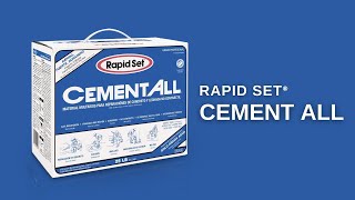 Rapid Set® Cement All® [upl. by Nazler289]