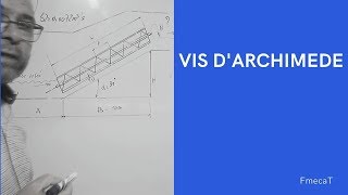 Video N°64 calcul dimensions vis archimede [upl. by Bannasch703]