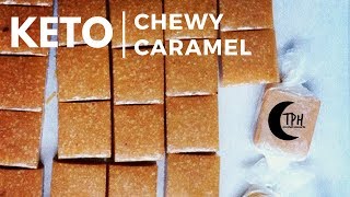 Keto Chewy Caramel with Allulose  Revised LowCarb Caramel Recipe [upl. by Etterrag]