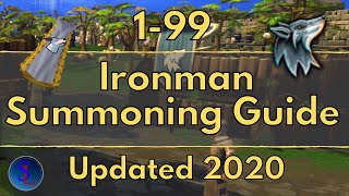 Runescape 3 Ironman 199 Summoning Guide Updated 2020 [upl. by Eimoan]