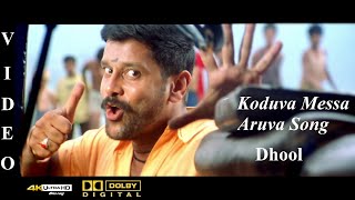 Koduva Meesai Aruva  Dhool Tamil Movie Video Song 4K Ultra HD BluRay amp Dolby Digital Sorround 51 [upl. by Amlus]