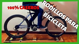 COMO hacer RODILLOS para BICICLETA [upl. by Naul700]