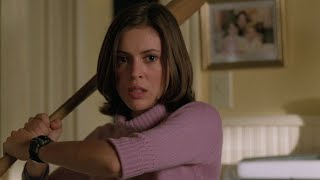 Phoebe Halliwell  All Premonitions amp Fights Scenes Charmed S01 [upl. by Tsyhtema]