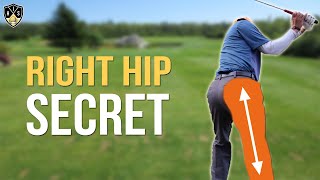 Right Hip Movement In Backswing ➜ Make A Full Turn [upl. by Aniweta914]