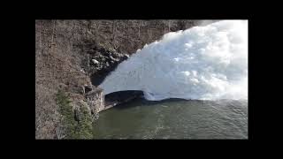 Fontana Dam Water Release  Spectacular [upl. by Nohj]