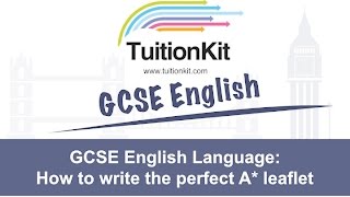 GCSE English Language How to write the perfect leaflet [upl. by Leonardi]