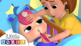 Baby Got Sick  Sick Song  Nursery Rhyme by Little Angel [upl. by Bunnie]