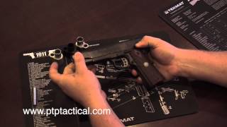 PTP Tactical  1911 Punisher Compensator Demo [upl. by Nnylekoorb659]