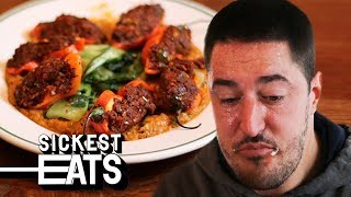 Spicy Food Challenge Worlds Hottest Curry  SICKEST EATS [upl. by Tamis415]