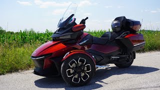 CanAm Spyder RT Limited Motorcycle Review An Experience Built for Two [upl. by Atteloc]