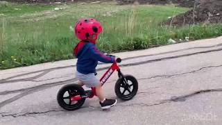 STRIDER BALANCE BIKE TODDLER PROGRESS 2 Years Old [upl. by Acinoda]