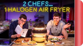 2 Chefs Test a Halogen Air Fryer  Sorted Food [upl. by Laeria]