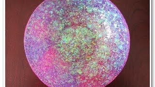 DIY Glam Resin Glitter Bowl How To Craft Klatch [upl. by Ailsun]