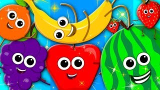 learn colors  fruits song  nursery rhymes  learning colors  preschool kids tv [upl. by Ennairak]