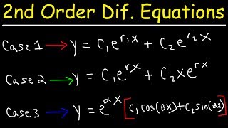 Second Order Linear Differential Equations [upl. by Og]